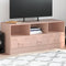 vidaXL - Tv-meubel - 99x39x44 - cm - staal - roze