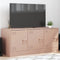 vidaXL - Tv-meubel - 99x39x44 - cm - staal - roze