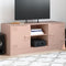 vidaXL - Tv-meubel - 99x39x44 - cm - staal - roze