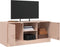 vidaXL - Tv-meubel - 99x39x44 - cm - staal - roze
