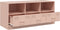 vidaXL - Tv-meubel - 99x39x44 - cm - staal - roze