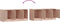 vidaXL - Tv-meubel - 99x39x44 - cm - staal - roze