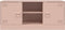 vidaXL - Tv-meubel - 99x39x44 - cm - staal - roze