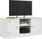 vidaXL - Tv-meubel - 99x39x44 - cm - staal - wit