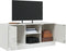 vidaXL - Tv-meubel - 99x39x44 - cm - staal - wit