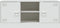 vidaXL - Tv-meubel - 99x39x44 - cm - staal - wit