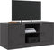 vidaXL - Tv-meubel - 99x39x44 - cm - staal - zwart