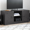 vidaXL - Tv-meubel - 99x39x44 - cm - staal - zwart