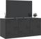 vidaXL - Tv-meubel - 99x39x44 - cm - staal - zwart