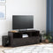 vidaXL - Tv-meubel - 99x39x44 - cm - staal - zwart