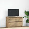 vidaXL - Tv-meubel - ambachtelijk - 80x35x54cm - spaanplaat - grijs - eikenkleurig