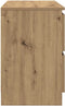 vidaXL - Tv-meubel - ambachtelijk - 80x35x54cm - spaanplaat - grijs - eikenkleurig