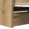 vidaXL - Tv-meubel - ambachtelijk - 80x35x54cm - spaanplaat - grijs - eikenkleurig