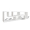 vidaXL - Tv-meubel - dubbel - L-vormig - wit