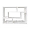 vidaXL - Tv-meubel - dubbel - L-vormig - wit