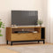 vidaXL - TV-meubel - FLAM - 110x40x50 - cm - massief - grenenhout