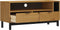 vidaXL - TV-meubel - FLAM - 110x40x50 - cm - massief - grenenhout