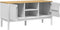 vidaXL - Tv-meubel - FLORO - 114x43x55 - cm - massief - grenenhout - wit