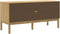 vidaXL - Tv-meubel - FLORO - 114x43x55 - cm - massief - grenenhout - wasbruin