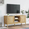 vidaXL - Tv-meubel - FLORO - 114x43x55 - cm - massief - grenenhout - wasbruin