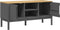 vidaXL - Tv-meubel - FLORO - 114x43x55 - cm - massief - grenenhout - grijs