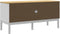 vidaXL - Tv-meubel - FLORO - 114x43x55 - cm - massief - grenenhout - wit