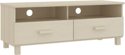 vidaXL - Tv-meubel - HAMAR - 106x40x40 - cm - massief - grenenhout - honingbruin