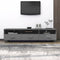 vidaXL - Tv-meubel - HAMAR - 158x40x40 - cm - massief - grenenhout - donkergrijs