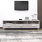 vidaXL - Tv-meubel - HAMAR - 158x40x40 - cm - massief - grenenhout - wit
