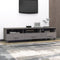 vidaXL - Tv-meubel - HAMAR - 158x40x40 - cm - massief - grenenhout - lichtgrijs