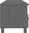 vidaXL - Tv-meubel - HAMAR - 158x40x40 - cm - massief - grenenhout - donkergrijs