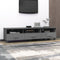 vidaXL - Tv-meubel - HAMAR - 158x40x40 - cm - massief - grenenhout - donkergrijs