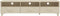 vidaXL - Tv-meubel - HAMAR - 158x40x40 - cm - massief - grenenhout - honingbruin