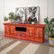 vidaXL - Tv-meubel - handgeschilderd - massief - mangohout - roze
