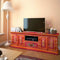 vidaXL - Tv-meubel - handgeschilderd - massief - mangohout - roze