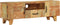 vidaXL - Tv-meubel - handgesneden - 120x30x40 - cm - massief - gerecycled - hout
