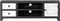vidaXL - Tv-meubel - handgesneden - 120x30x40 - cm - massief - mangohout - grijs - wit
