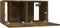 vidaXL - Tv-meubel - hangend - 60x30x30 - cm - bewerkt - hout - gerookt - eikenkleurig
