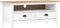 vidaXL - Tv-meubel - Hill - 110x40x47 - cm - massief - grenenhout - wit