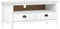 vidaXL - Tv-meubel - Hill - 110x40x47 - cm - massief - grenenhout - wit