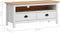 vidaXL - Tv-meubel - Hill - 110x40x47 - cm - massief - grenenhout - wit