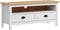 vidaXL - Tv-meubel - Hill - 110x40x47 - cm - massief - grenenhout - wit
