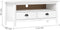 vidaXL - Tv-meubel - Hill - 110x40x47 - cm - massief - grenenhout - wit