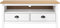 vidaXL - Tv-meubel - Hill - 110x40x47 - cm - massief - grenenhout - wit