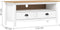 vidaXL - Tv-meubel - Hill - 110x40x47 - cm - massief - grenenhout - wit