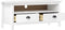 vidaXL - Tv-meubel - Hill - 110x40x47 - cm - massief - grenenhout - wit