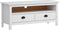 vidaXL - Tv-meubel - Hill - 110x40x47 - cm - massief - grenenhout - wit