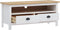 vidaXL - Tv-meubel - Hill - 110x40x47 - cm - massief - grenenhout - wit