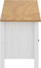 vidaXL - Tv-meubel - Hill - 110x40x47 - cm - massief - grenenhout - wit