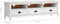 vidaXL - Tv-meubel - Hill - 158x40x47 - cm - massief - grenenhout - wit